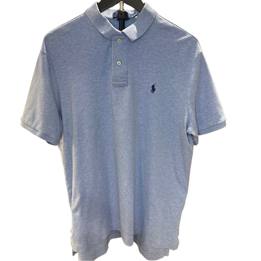 Polo by Ralph Lauren Light Blue Polo Shirt. Size: Large Men’s